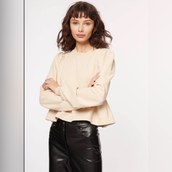 CAMI NYC Lyra Sweatshirt in bone - Picture 2 of 8